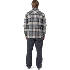 Front Snap Fleece Jacket - Greypld