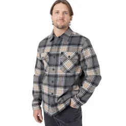 Front Snap Fleece Jacket - Greypld