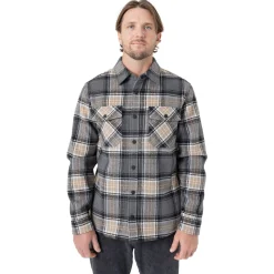 Front Snap Fleece Jacket - Greypld