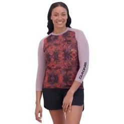 Syncline 3/4 Jersey Women's - Day Tripping / Quail