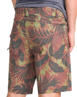 Wander 10" Drawcord Short - Palm Combo